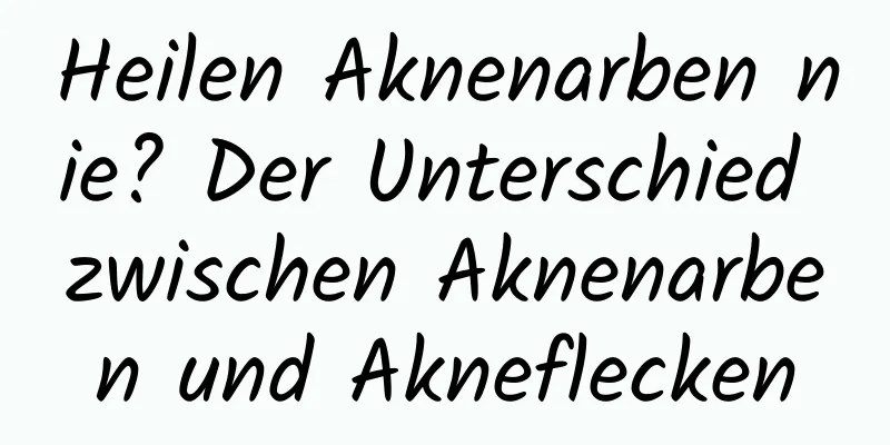 Heilen Aknenarben nie? Der Unterschied zwischen Aknenarben und Akneflecken