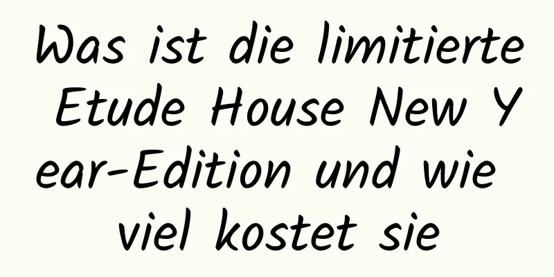 Was ist die limitierte Etude House New Year-Edition und wie viel kostet sie
