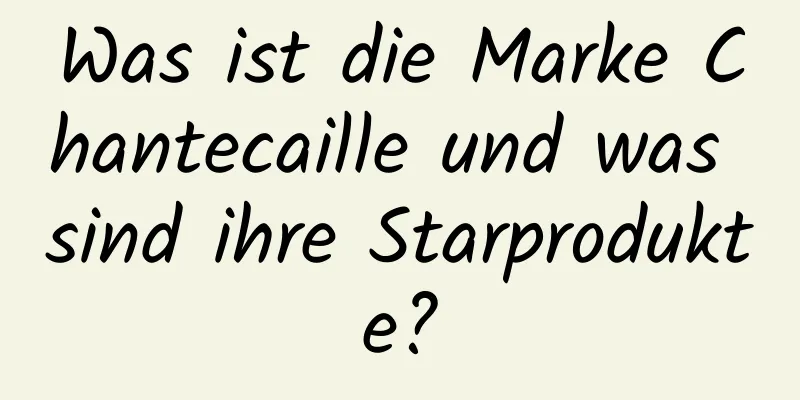 Was ist die Marke Chantecaille und was sind ihre Starprodukte?