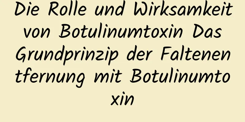 Die Rolle und Wirksamkeit von Botulinumtoxin Das Grundprinzip der Faltenentfernung mit Botulinumtoxin
