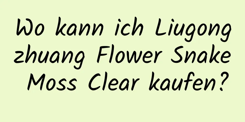 Wo kann ich Liugongzhuang Flower Snake Moss Clear kaufen?