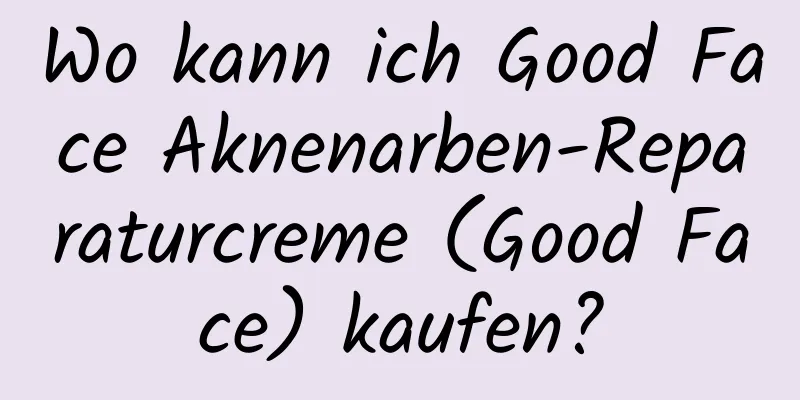 Wo kann ich Good Face Aknenarben-Reparaturcreme (Good Face) kaufen?