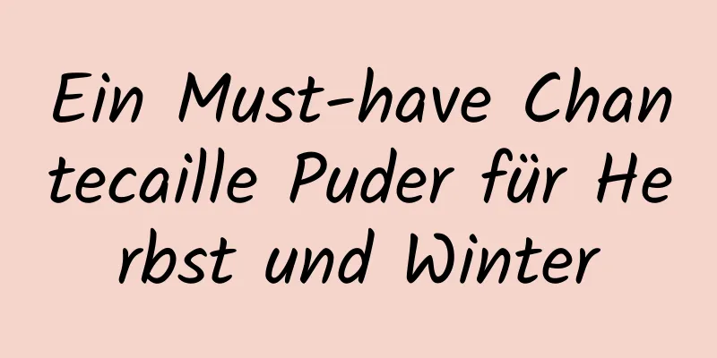 Ein Must-have Chantecaille Puder für Herbst und Winter