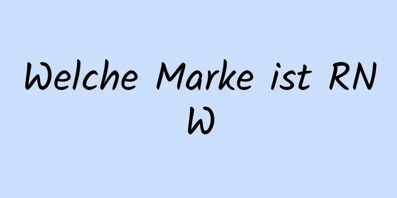 Welche Marke ist RNW