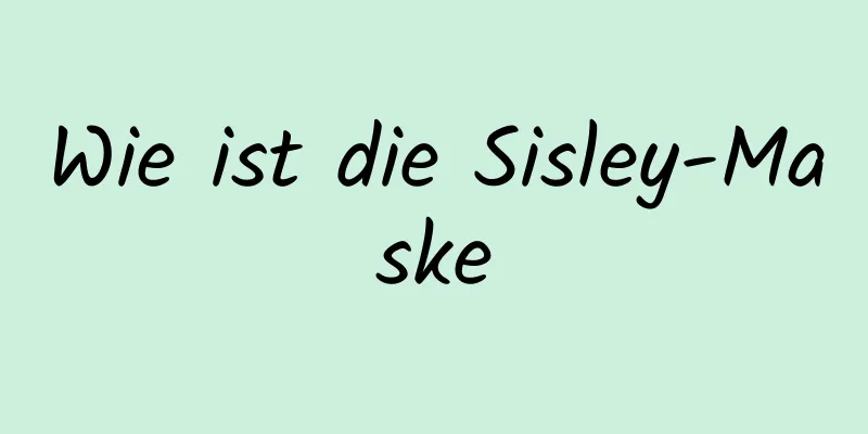 Wie ist die Sisley-Maske