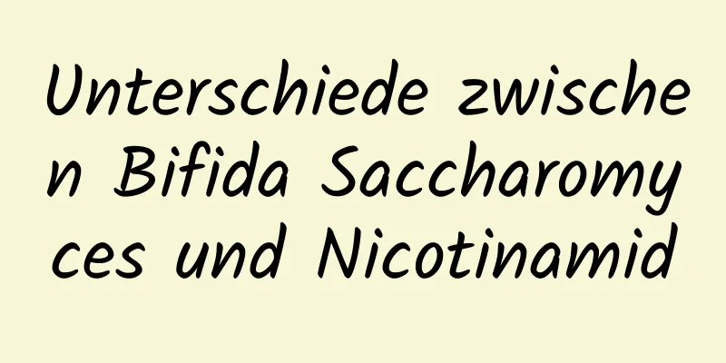 Unterschiede zwischen Bifida Saccharomyces und Nicotinamid