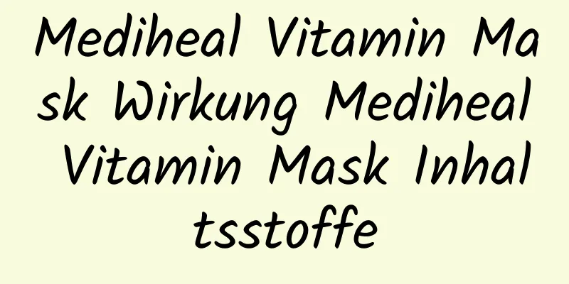 Mediheal Vitamin Mask Wirkung Mediheal Vitamin Mask Inhaltsstoffe