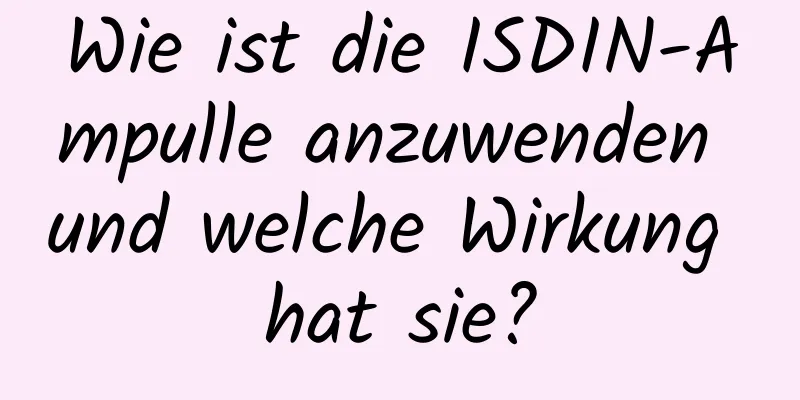 Wie ist die ISDIN-Ampulle anzuwenden und welche Wirkung hat sie?