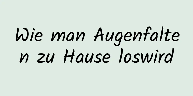 Wie man Augenfalten zu Hause loswird
