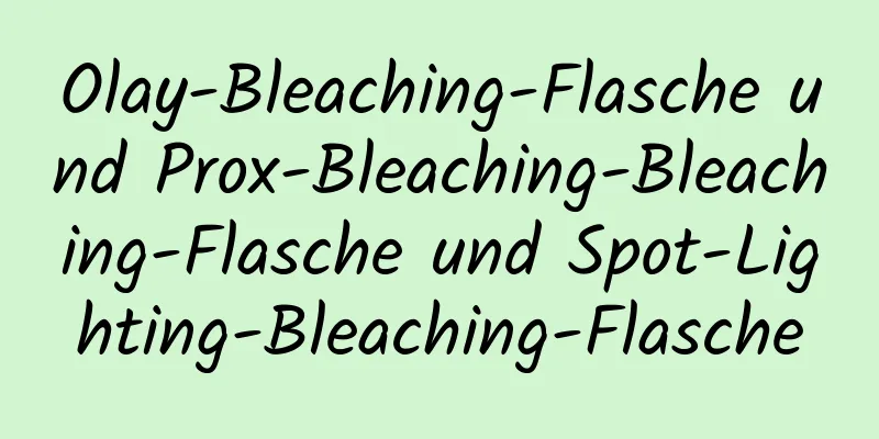 Olay-Bleaching-Flasche und Prox-Bleaching-Bleaching-Flasche und Spot-Lighting-Bleaching-Flasche