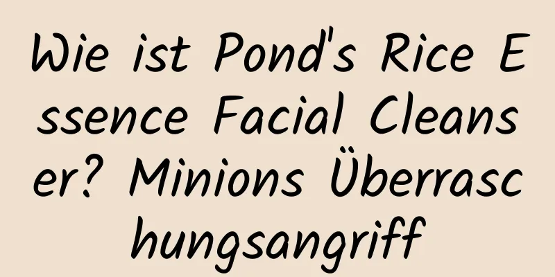 Wie ist Pond's Rice Essence Facial Cleanser? Minions Überraschungsangriff